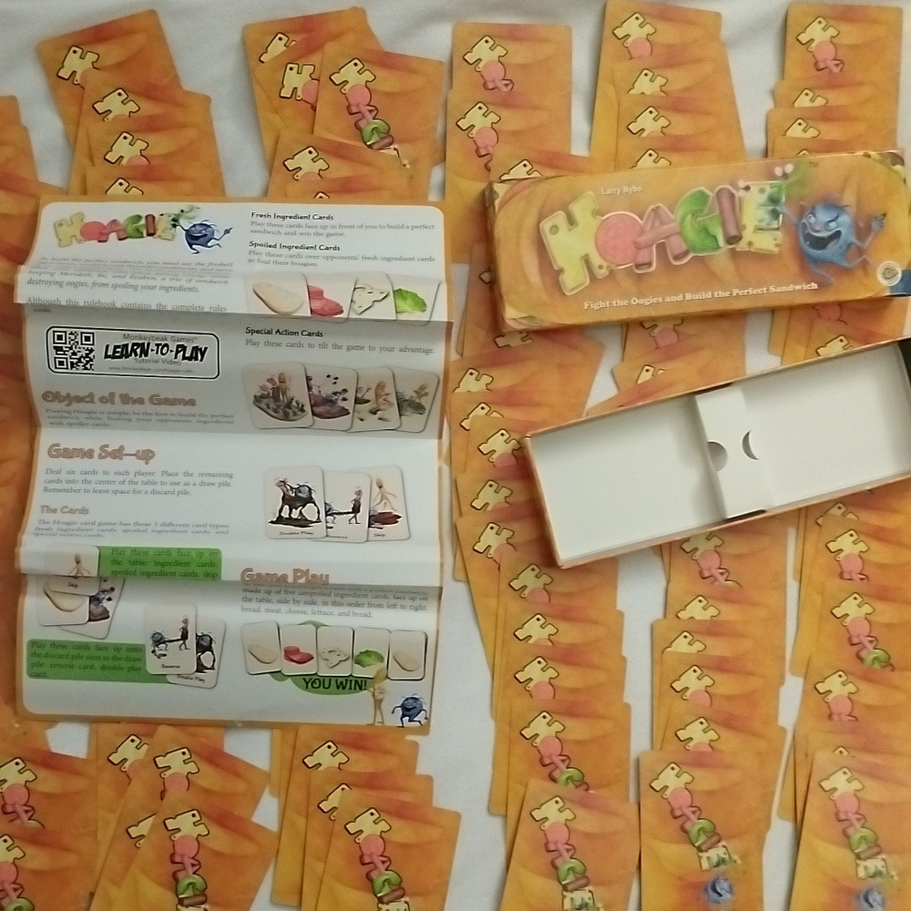 Hoagie A Goofy Kitchen Adventure Build A Sandwich Card Game COMPLETE - Picture 5 of 17